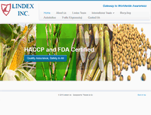 Tablet Screenshot of lindexinc.com